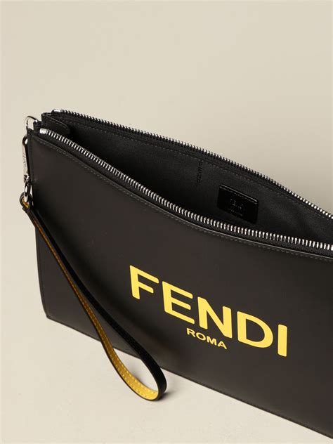 pochettes fendi|fendi pouch men's.